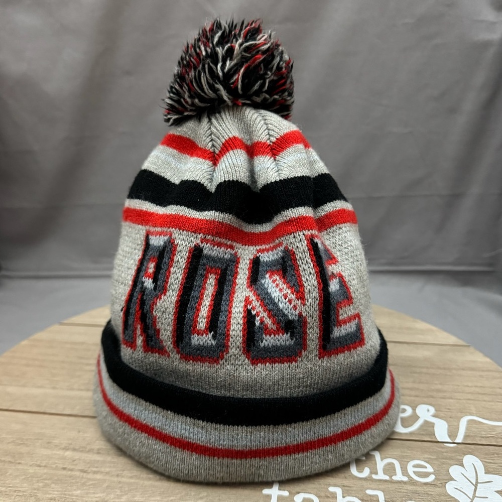 Adidas Derrick Rose Logo Knit Cuff Pom Beanie Men’s Women’s Grey Red Black OSFA